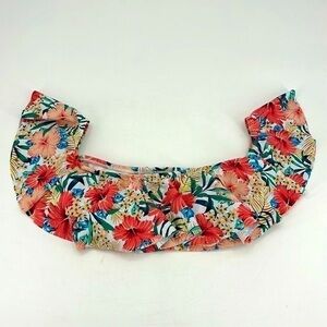 UEC Xhileration flutter sleeve floral bikini top medium